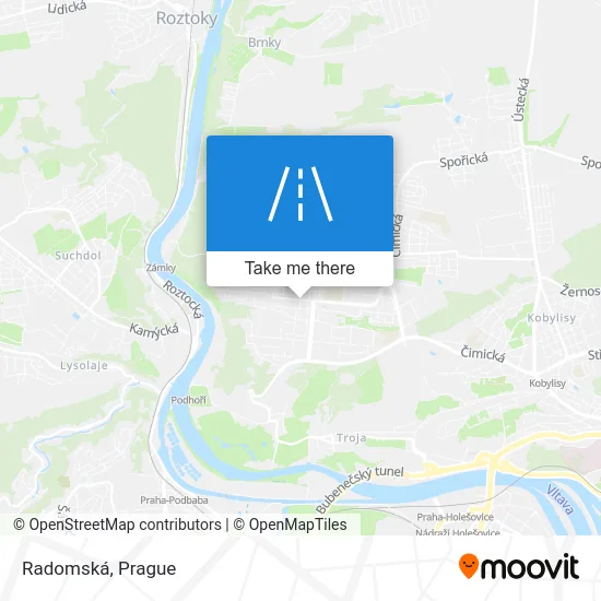 Карта Radomská