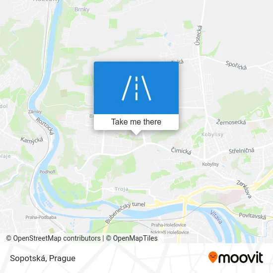 Карта Sopotská