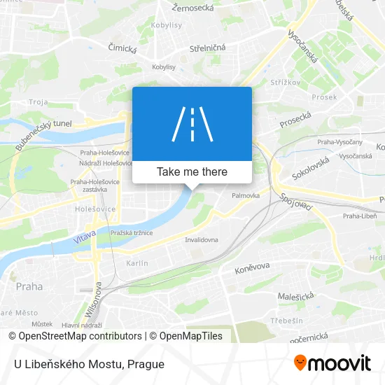 Карта U Libeňského Mostu