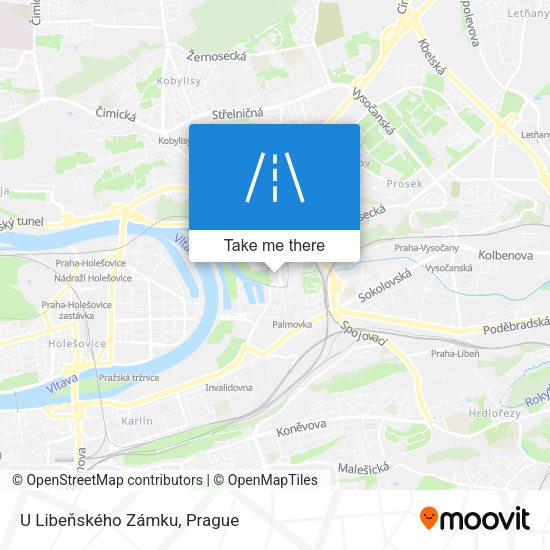 U Libeňského Zámku map