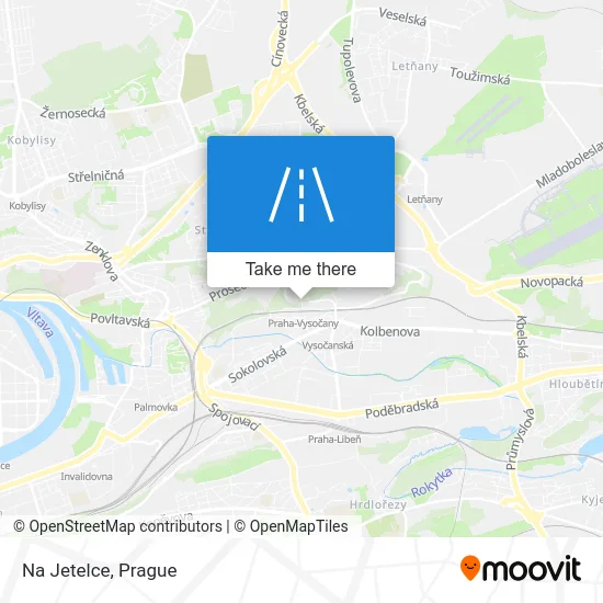 Карта Na Jetelce