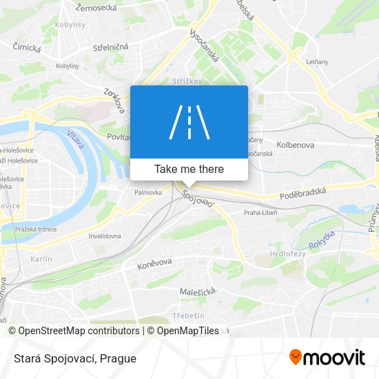 Stará Spojovací map