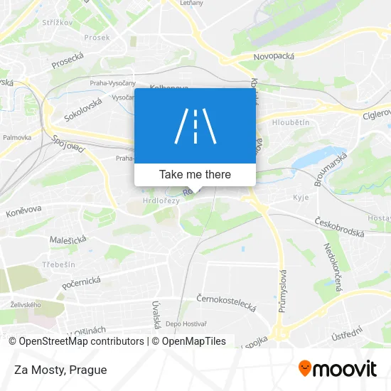 Карта Za Mosty