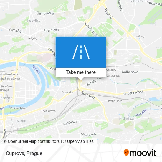 Карта Čuprova
