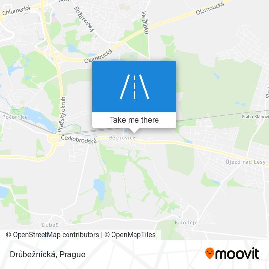 Drůbežnická map