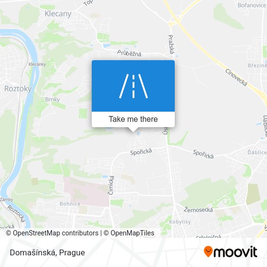 Domašínská map