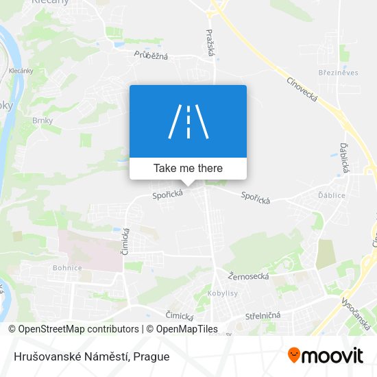 Hrušovanské Náměstí map