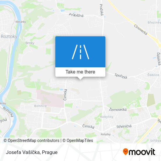 Josefa Vašíčka map
