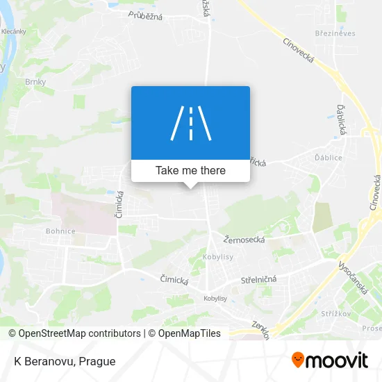 Карта K Beranovu