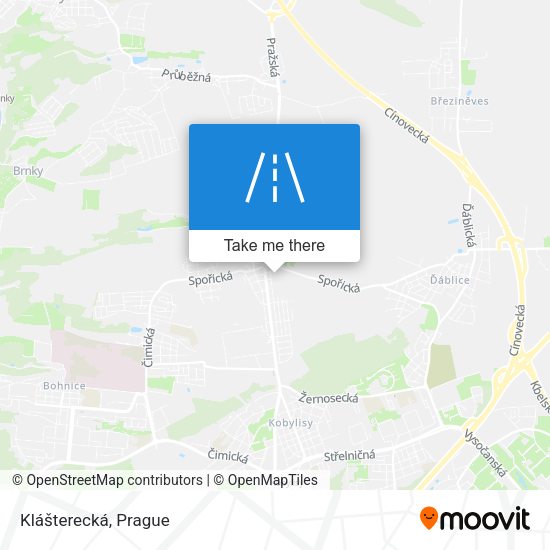 Klášterecká map