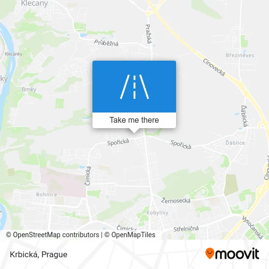 Карта Krbická