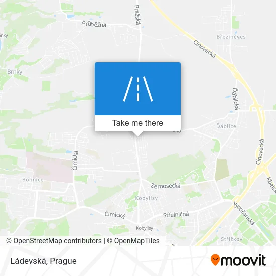 Карта Ládevská