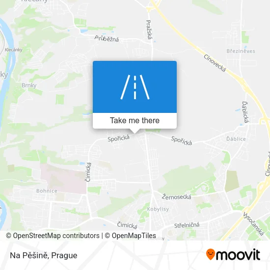 Карта Na Pěšině
