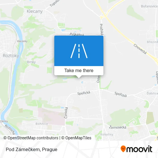 Карта Pod Zámečkem