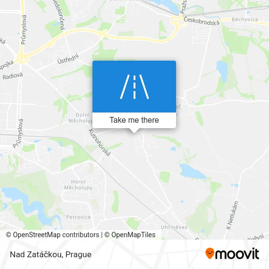 Карта Nad Zatáčkou