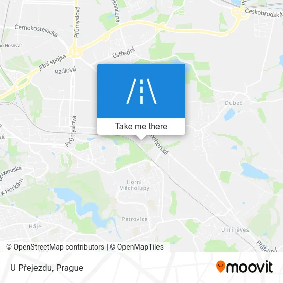 Карта U Přejezdu