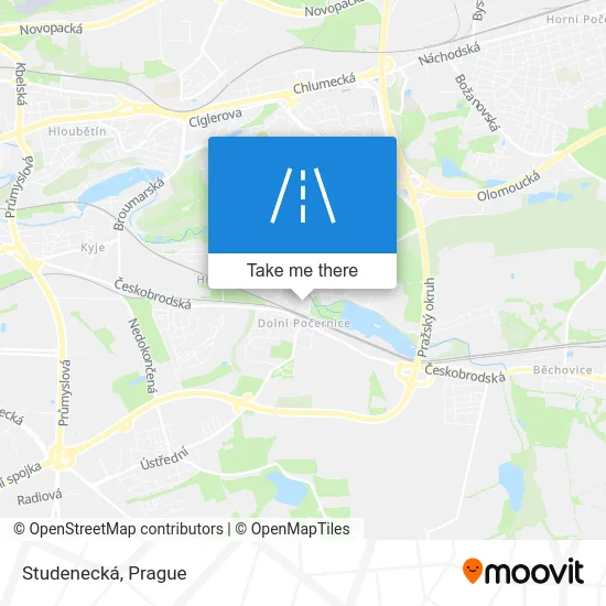 Карта Studenecká