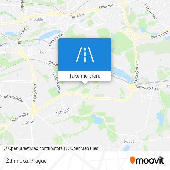 Ždírnická map