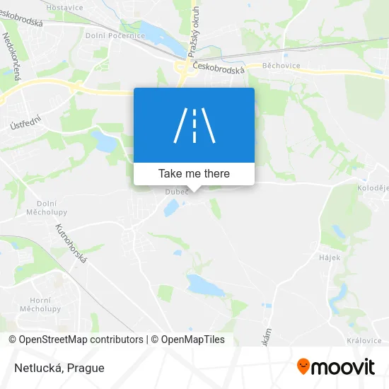 Карта Netlucká