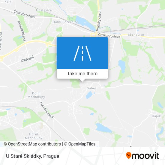 U Staré Skládky map