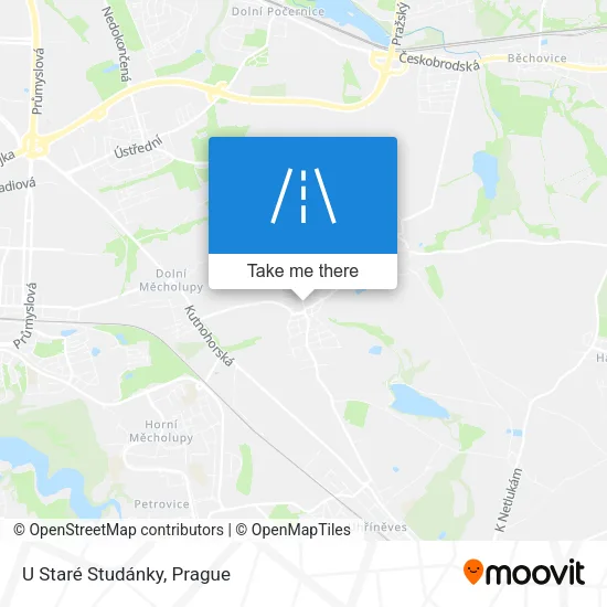 Карта U Staré Studánky