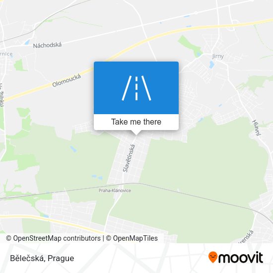 Bělečská map