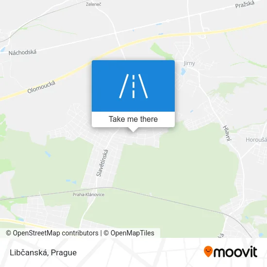 Карта Libčanská