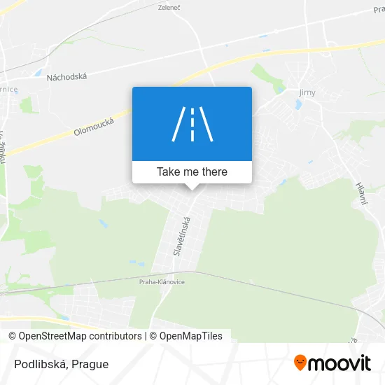 Карта Podlibská