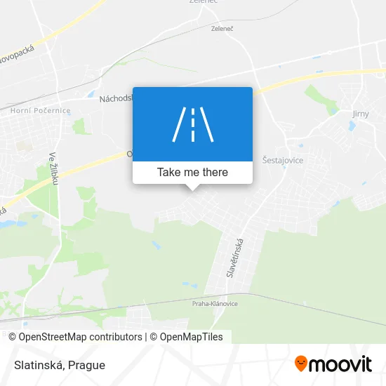 Карта Slatinská