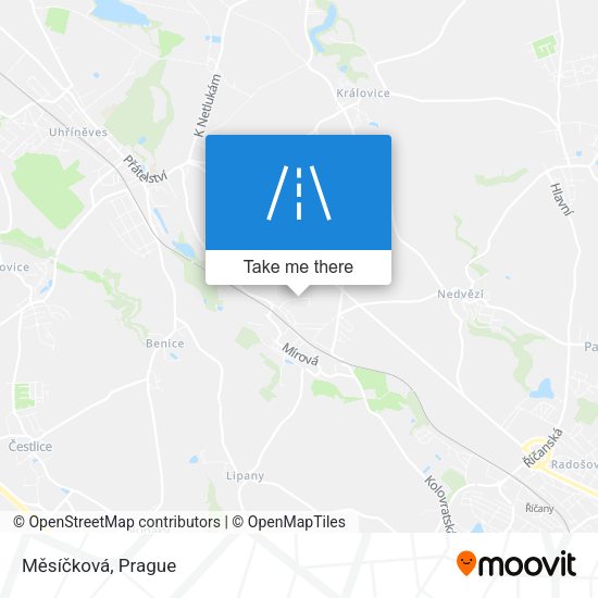 Měsíčková map