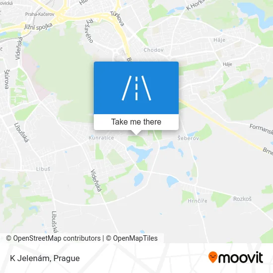 Карта K Jelenám