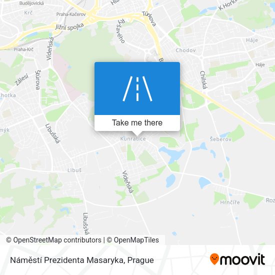Náměstí Prezidenta Masaryka map