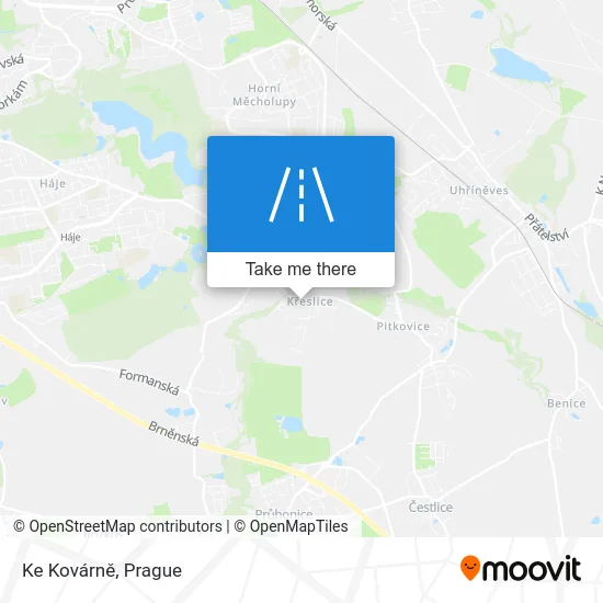 Карта Ke Kovárně