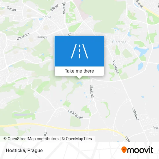 Карта Hoštická