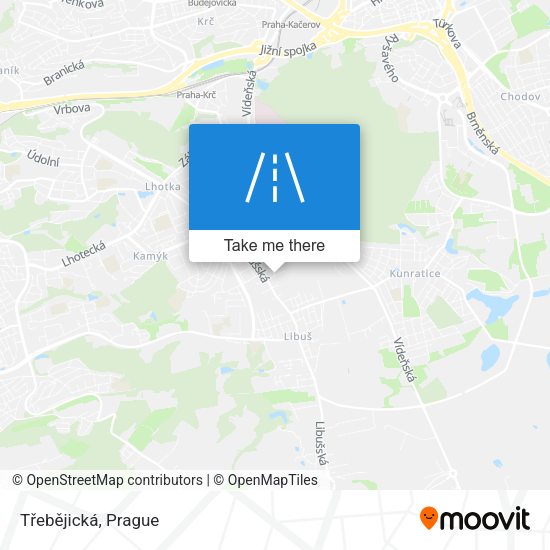Třebějická map
