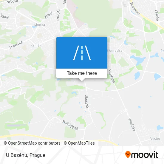 Карта U Bazénu