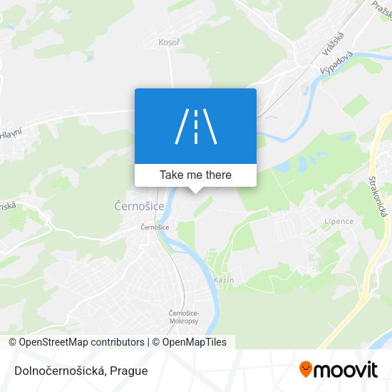 Dolnočernošická map