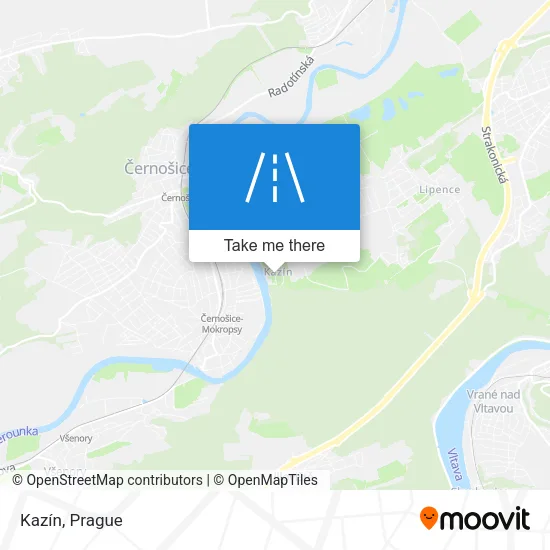 Карта Kazín