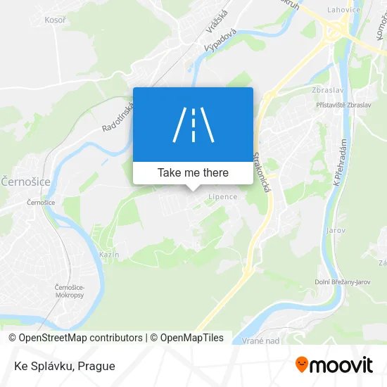 Карта Ke Splávku
