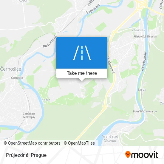 Карта Průjezdná