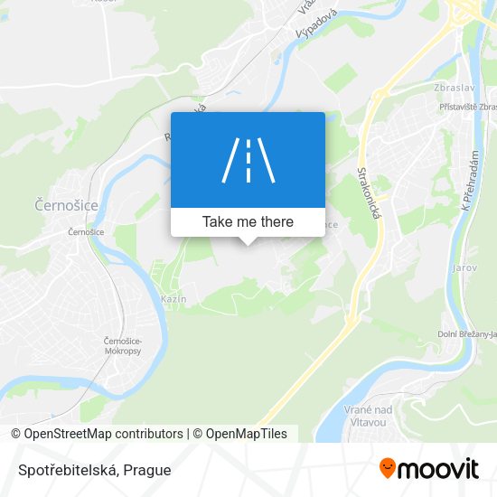 Spotřebitelská map