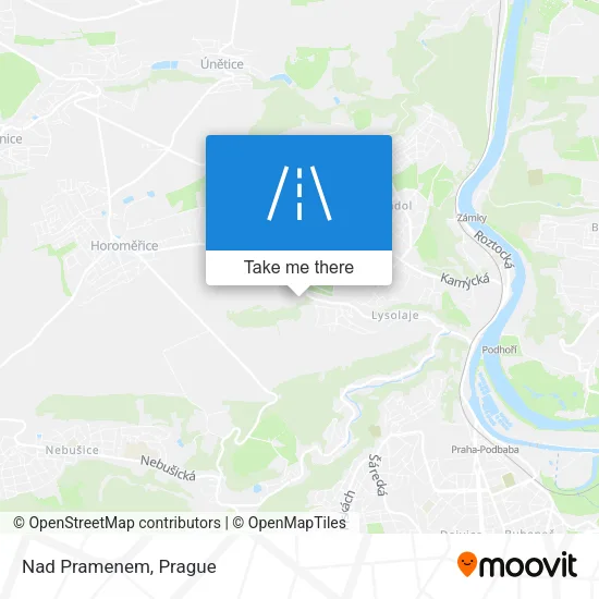 Карта Nad Pramenem