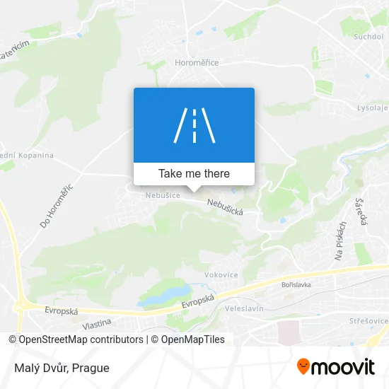 Карта Malý Dvůr