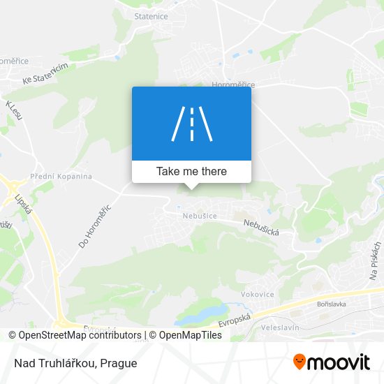 Nad Truhlářkou map