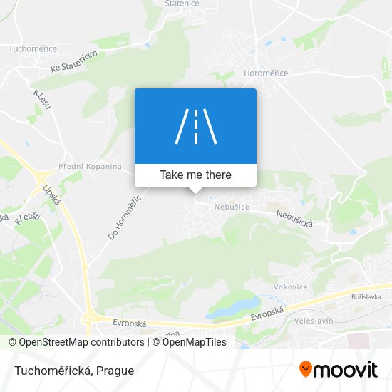 Tuchoměřická map