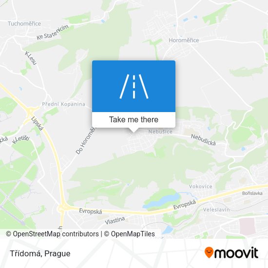 Třídomá map