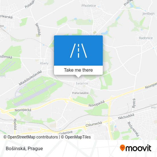Bošínská map