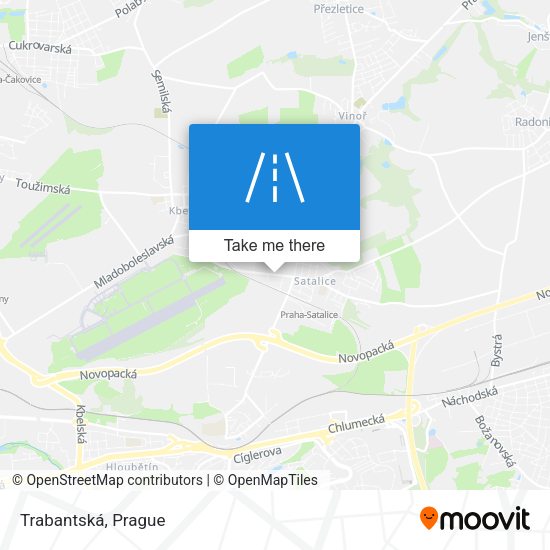 Карта Trabantská