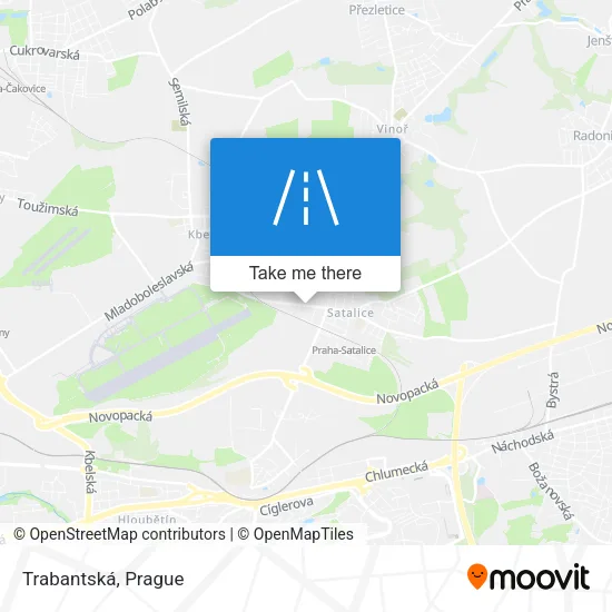 Карта Trabantská