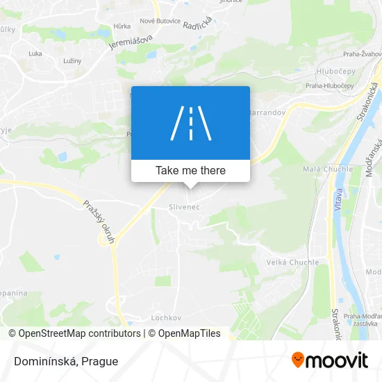 Карта Dominínská